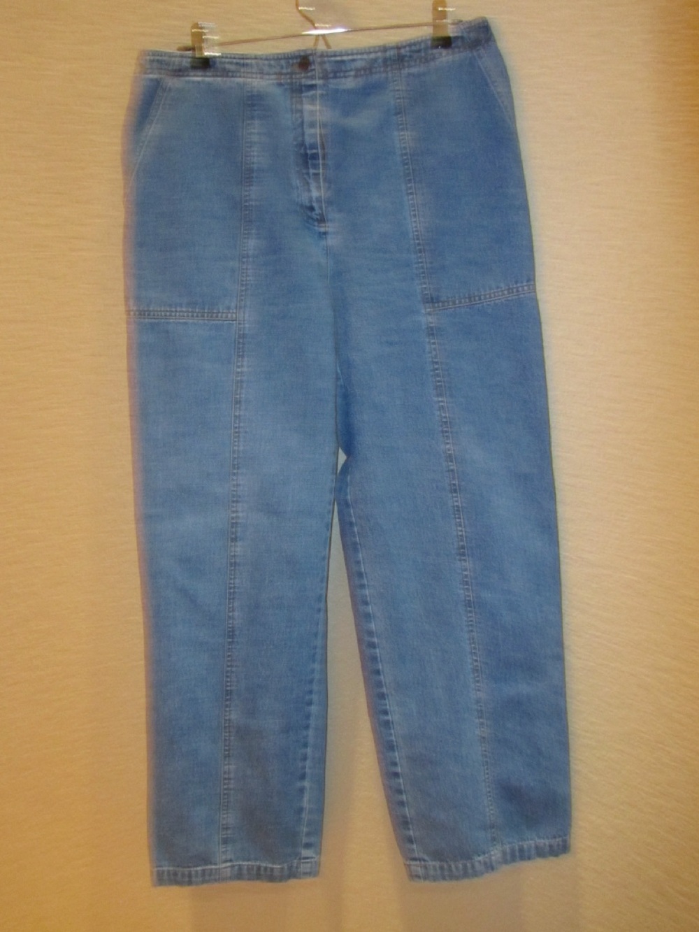 Lauren Ralph Lauren Light Blue High-Rise Straight Jeans